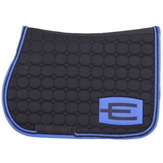 Hoppschabrak Octagon E-Logga Black/Royal Glitter Equiline