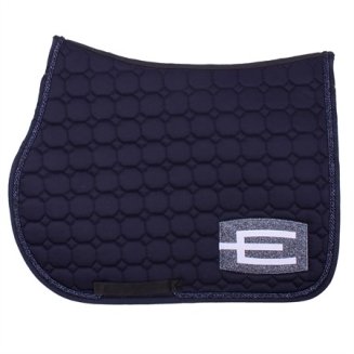 Hoppschabrak Octagon E-Logga Navy/Glitter Navy-White Equiline