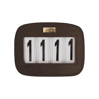 Nummerlapp Rektangulär 4 Siffror i Läder Lippo