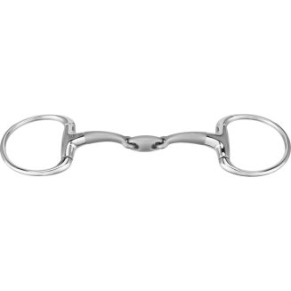 Tre-delat Eggbett D-ringar 12mm Satinox Sprenger