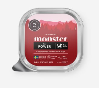 Hundfoder Paté 150g Monster