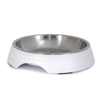 Matskål Amy Grund Vit Dogman