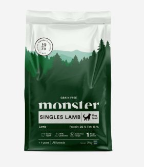 Hundfoder Grain Free Lamb Monster