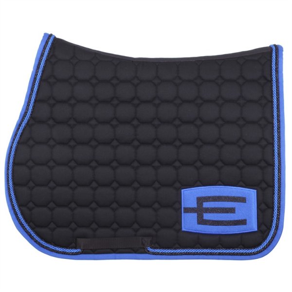 Hoppschabrak Octagon E-Logga Black/Royal Glitter Equiline