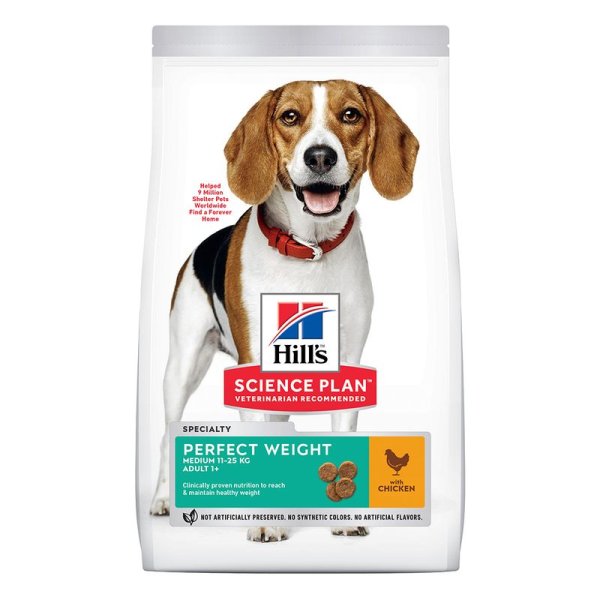 Hundfoder Adult Perfect Weight Medium Hill's