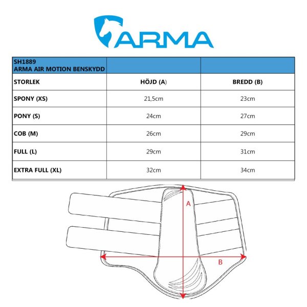 Benskydd Motion Lite Arma