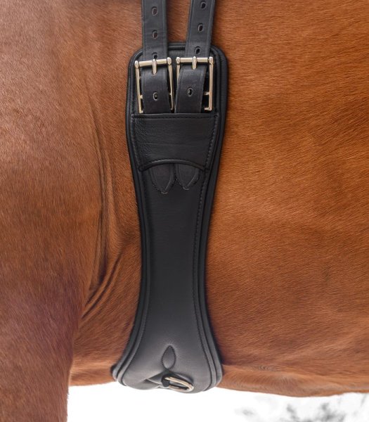 Dressyrgjord Läder Comfort Waldhausen