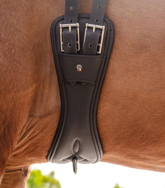 Dressyrgjord Läder Comfort Waldhausen