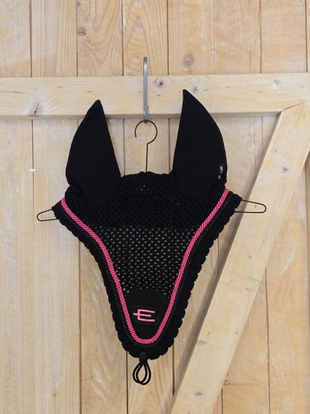 Flughuva E-Logga Black Glitter/Pink/Pink Loop Equiline