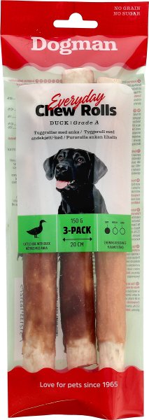 Hundtugg Tuggrullar Anka Dogman