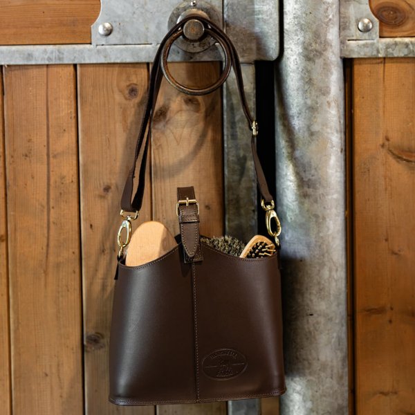 Groomingbag I Läder Liten Borstiq