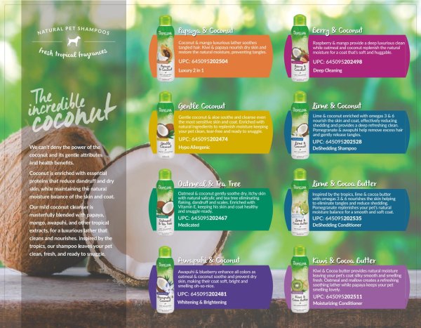 Hundschampo & balsam Luxury 2 in 1 Papaya & Coconut Tropiclean