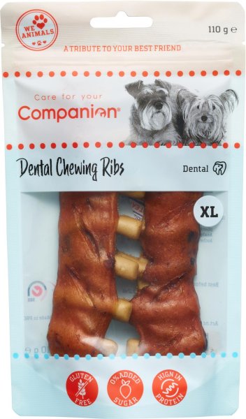 Hundtugg Dental Chewing Ribs Companion