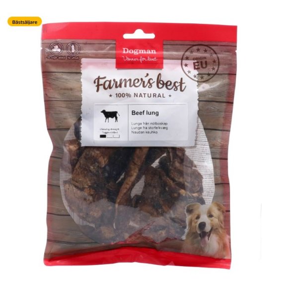 Hundtugg Beef lung Dogman