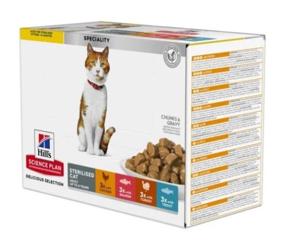 Kattfoder våtfoder Sterilized Cat Hill´s