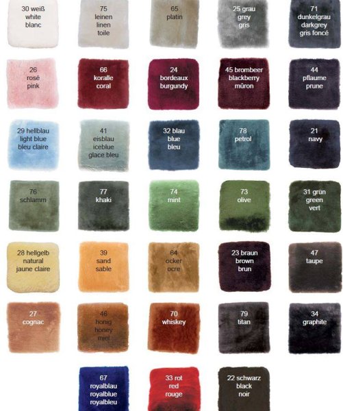 Sadelpadd Fårskinn med bakkant Mattes