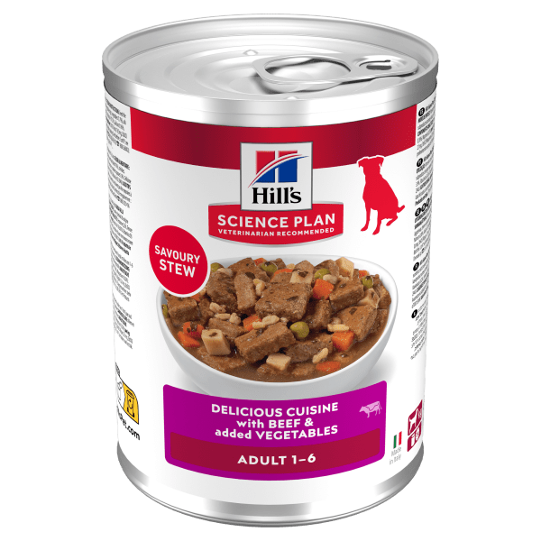 Hundfoder Delicious Cuisine Beef 363g Hill´s