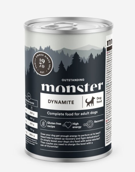 Hundfoder Burk 400g Monster