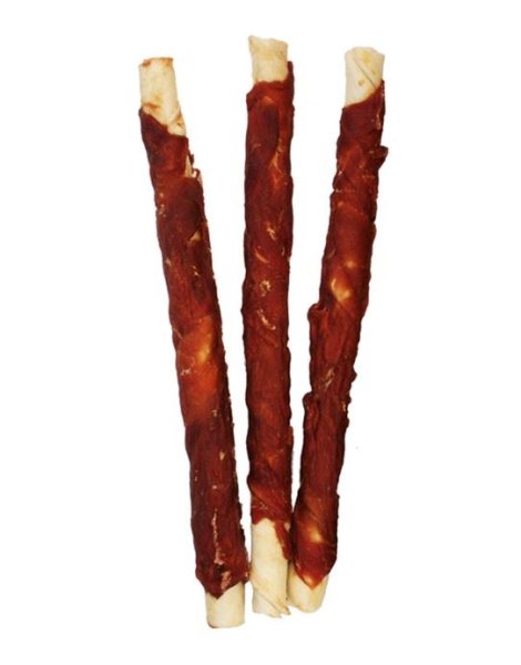 Hundtugg Tuggrulle m Ankfilé 28cm 3-pack 2Pets