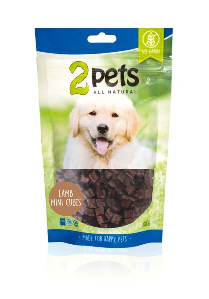 Hundgodis Mini Cubes 100 g 2Pets