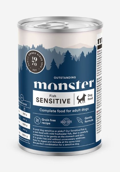 Hundfoder Burk 400g Monster