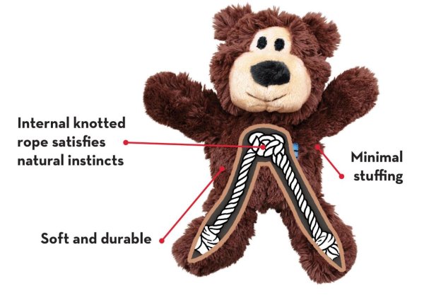 Hundleksak Wild knots bear Kong