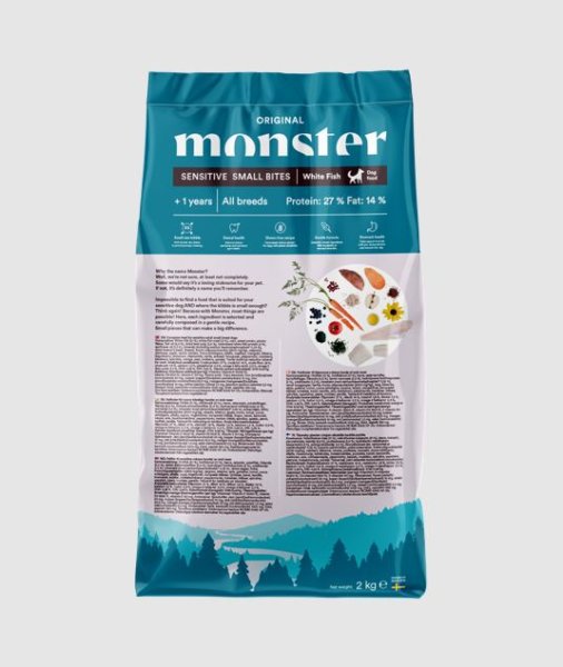 Hundfoder Original Sensitive Small Bites Monster