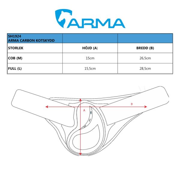 Kotskydd Arma Carbon Shires